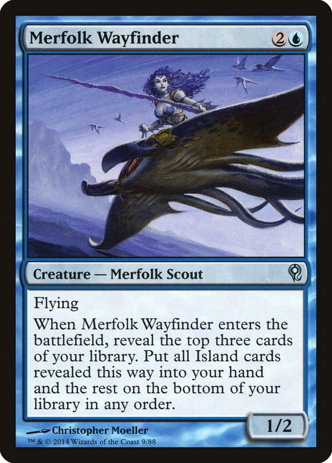 Merfolk Wayfinder [Duel Decks: Jace vs. Vraska] Magic: The Gathering