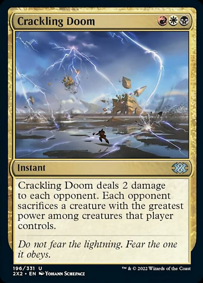Crackling Doom [Double Masters 2022] Magic: The Gathering