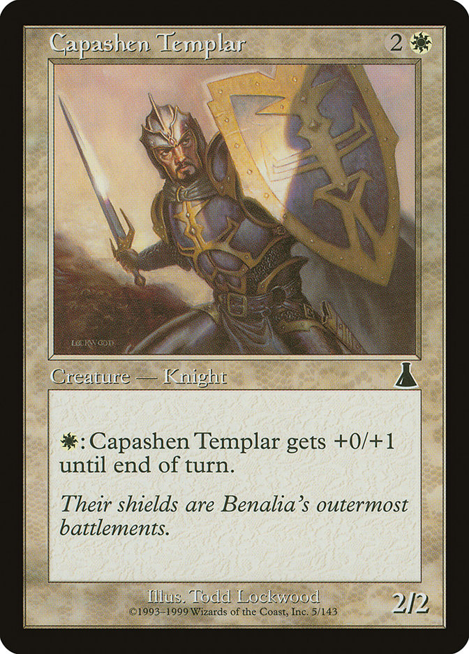 Capashen Templar [Urza's Destiny] Magic: The Gathering