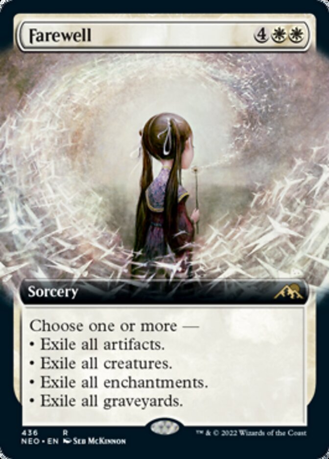 Farewell (Extended Art) [Kamigawa: Neon Dynasty] Magic: The Gathering
