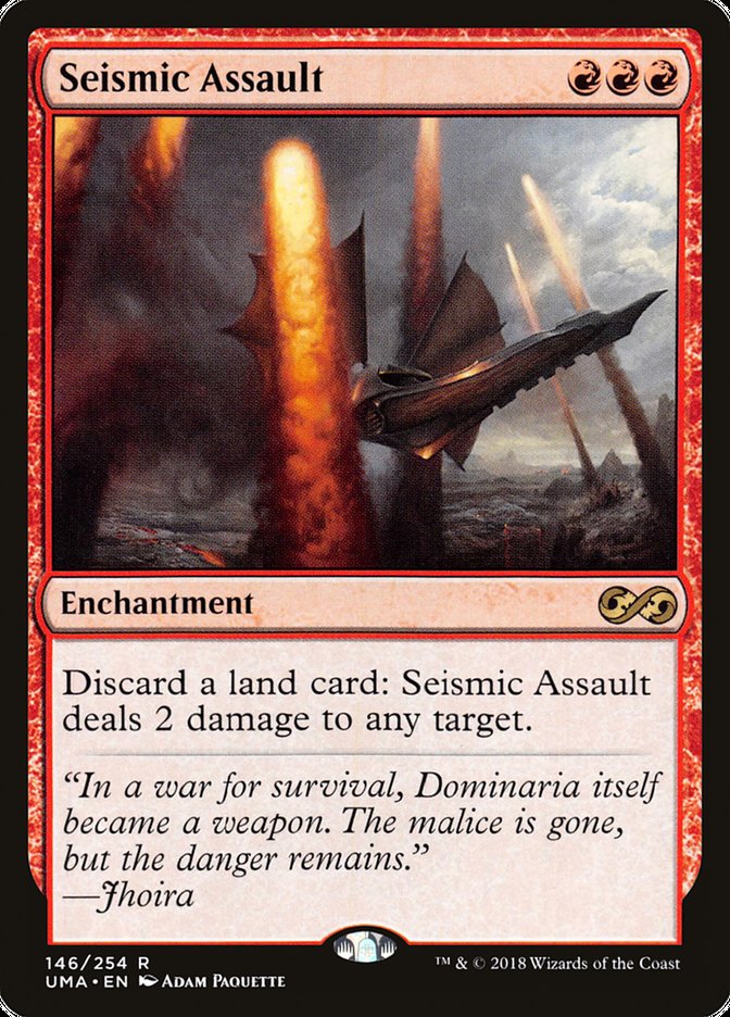 Seismic Assault [Ultimate Masters] Magic: The Gathering