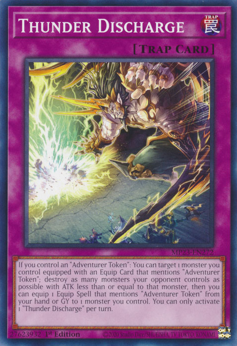 Thunder Discharge [MP23-EN272] Common - Yugioh Cards For Your TCG Needs!