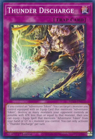 Thunder Discharge [MP23-EN272] Common - Yugioh Cards For Your TCG Needs!