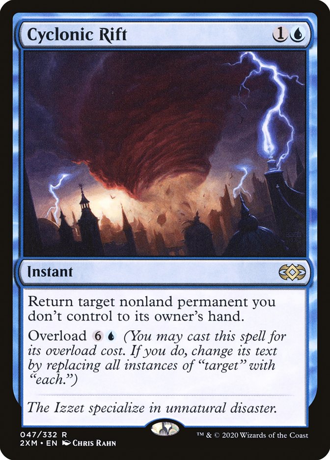 Cyclonic Rift [Double Masters] Magic: The Gathering