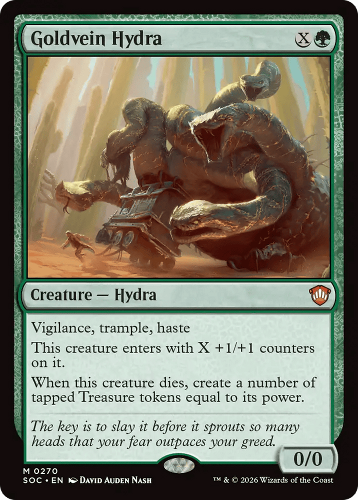 Goldvein Hydra [Secrets of Strixhaven Commander]