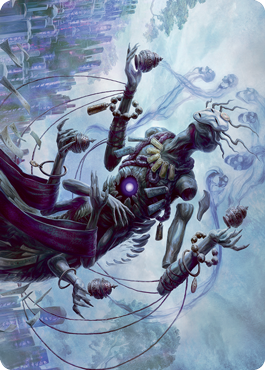 Myojin of Grim Betrayal Art Card [Kamigawa: Neon Dynasty Art Series] Magic: The Gathering