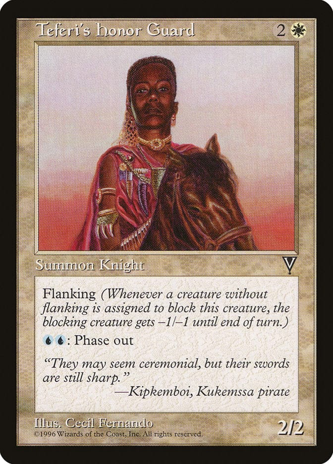 Teferi's Honor Guard [Visions] Magic: The Gathering