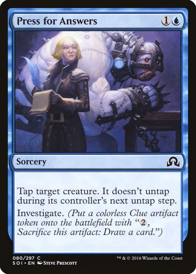 Press for Answers [Shadows over Innistrad] Magic: The Gathering
