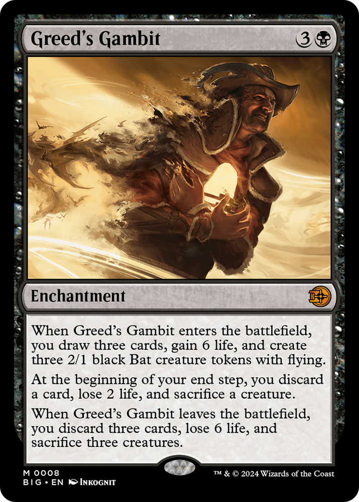 Greed's Gambit [Outlaws of Thunder Junction: The Big Score] Magic: The Gathering