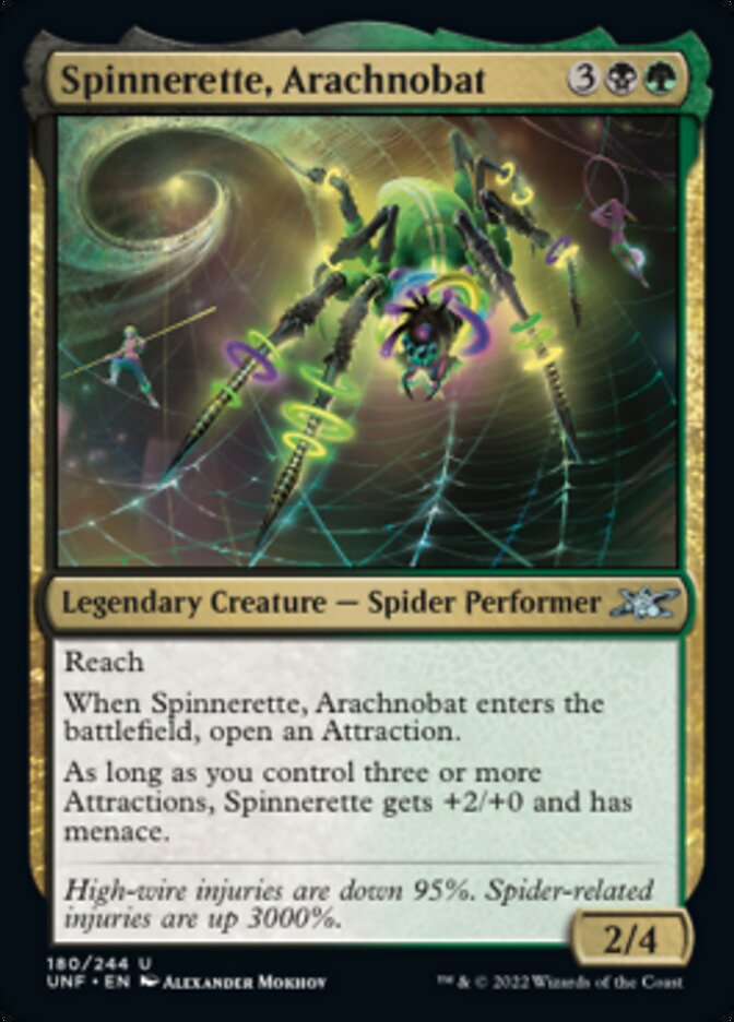 Spinnerette, Arachnobat [Unfinity] Magic: The Gathering