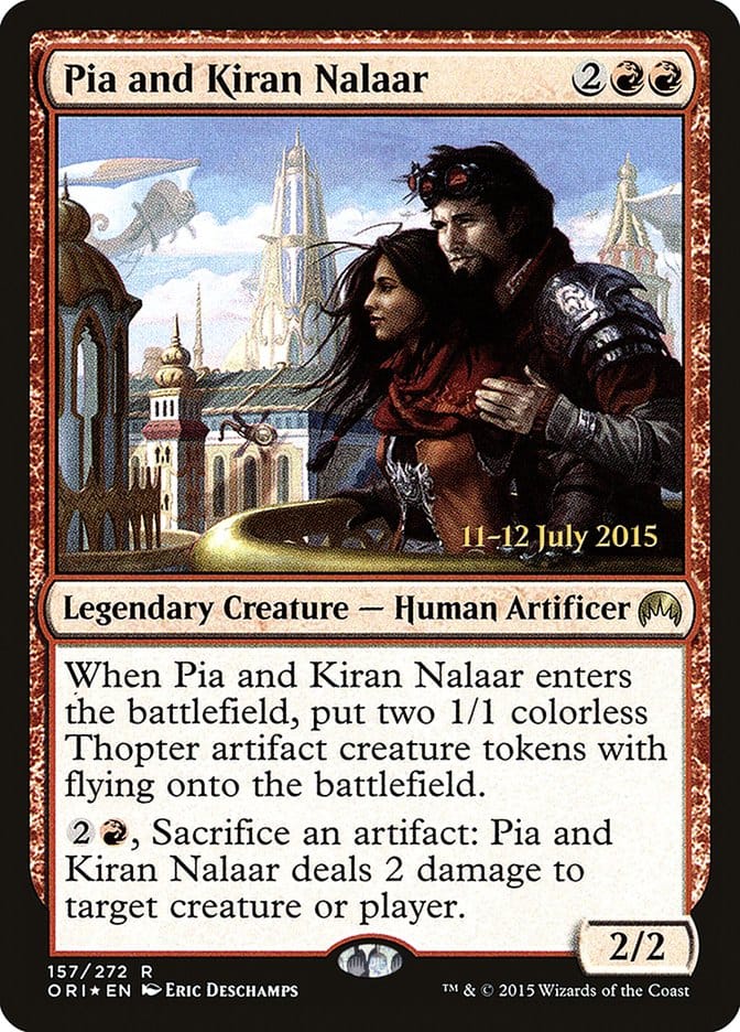 Pia and Kiran Nalaar [Magic Origins Prerelease Promos] Magic: The Gathering