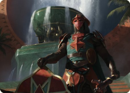 Tomakul Honor Guard Art Card [The Brothers' War Art Series] Magic: The Gathering