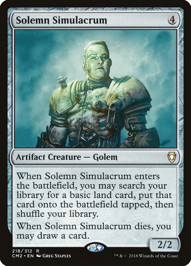 Solemn Simulacrum (218/312) [Commander Anthology Volume II] Magic: The Gathering