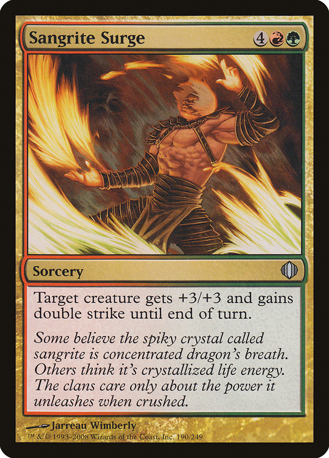 Sangrite Surge [Shards of Alara] Magic: The Gathering