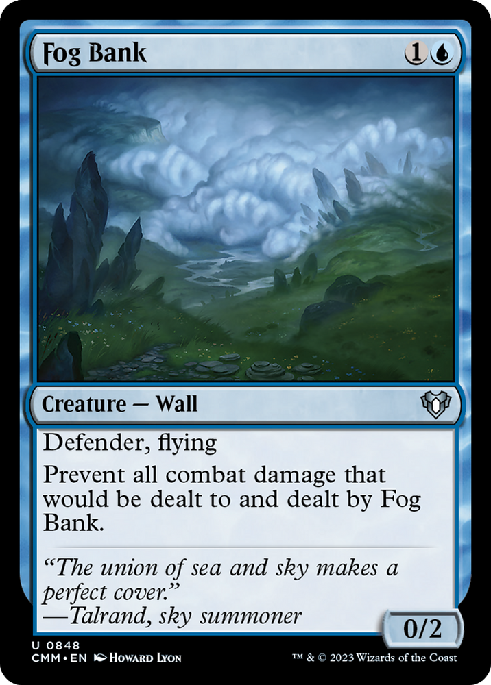 Fog Bank [Commander Masters] Magic: The Gathering