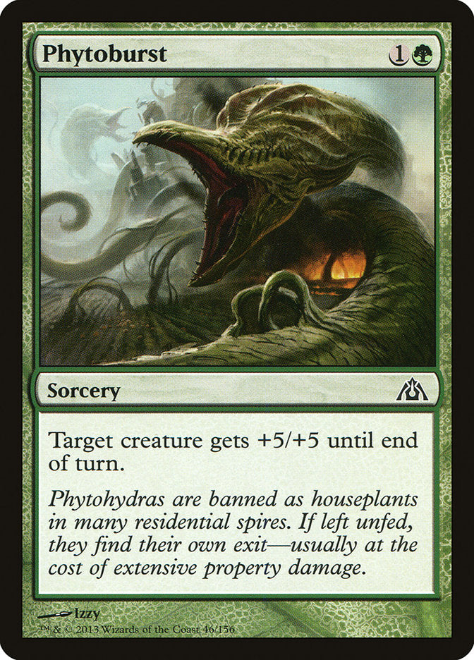 Phytoburst [Dragon's Maze] Magic: The Gathering