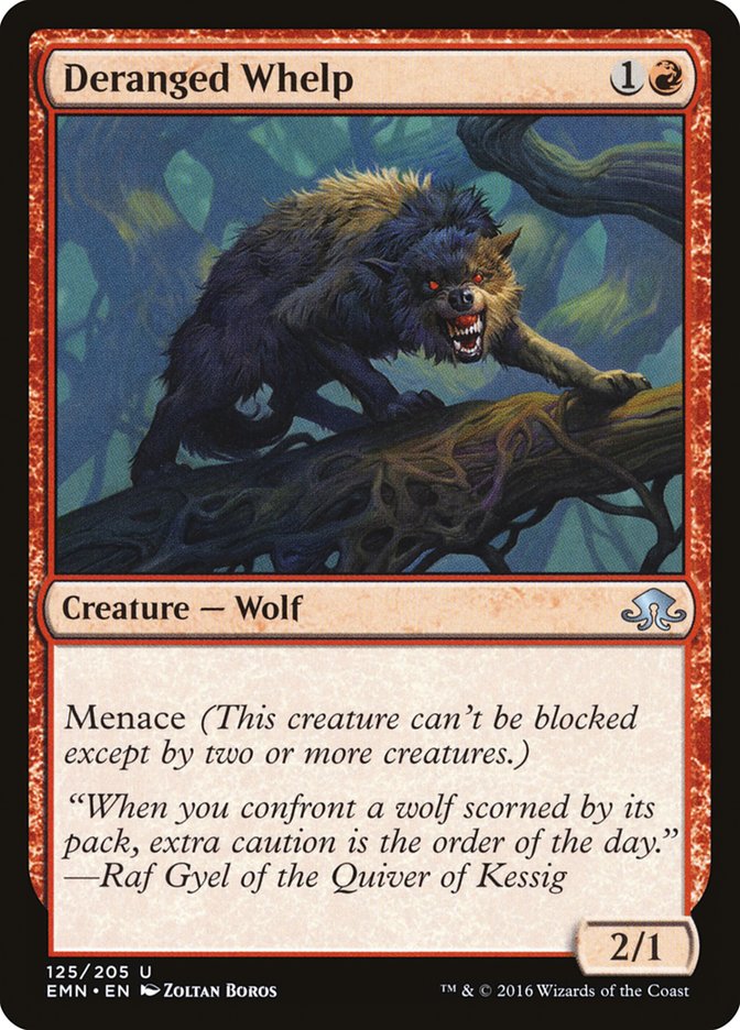 Deranged Whelp [Eldritch Moon] Magic: The Gathering