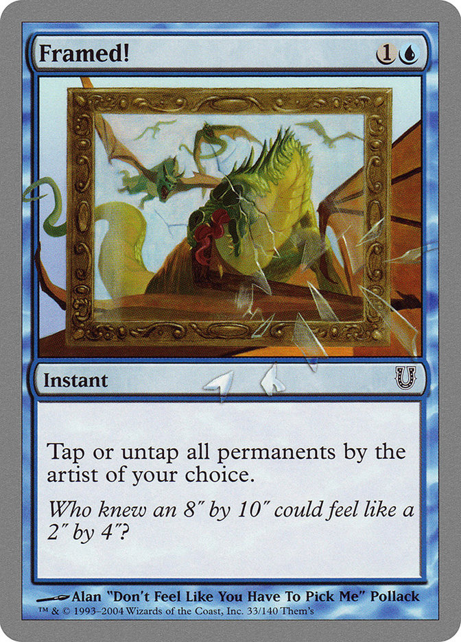 Framed! [Unhinged] Magic: The Gathering