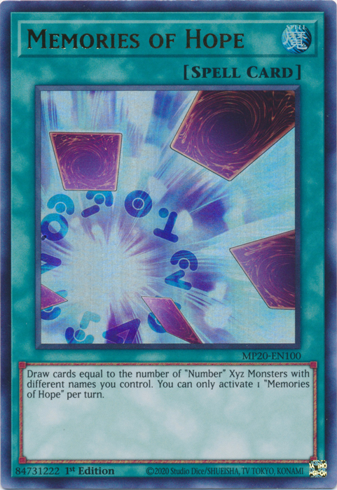 Memories of Hope [MP20-EN100] Ultra Rare - Yugioh Cards For Your TCG Needs!