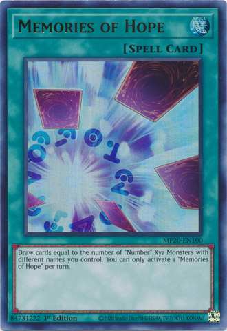 Memories of Hope [MP20-EN100] Ultra Rare - Yugioh Cards For Your TCG Needs!
