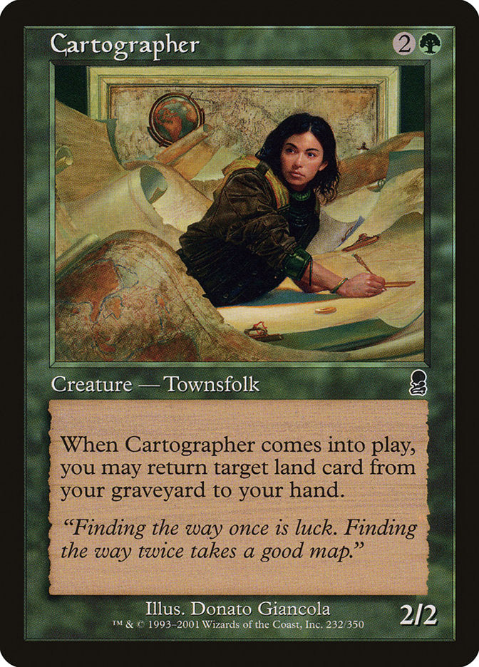 Cartographer [Odyssey] Magic: The Gathering