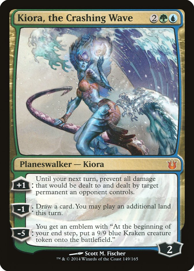 Kiora, the Crashing Wave [Born of the Gods] Magic: The Gathering