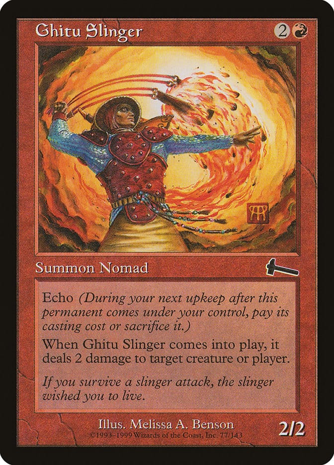 Ghitu Slinger [Urza's Legacy] Magic: The Gathering