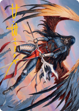 Liesa, Forgotten Archangel Art Card (Gold-Stamped Signature) [Innistrad: Midnight Hunt Art Series] Magic: The Gathering