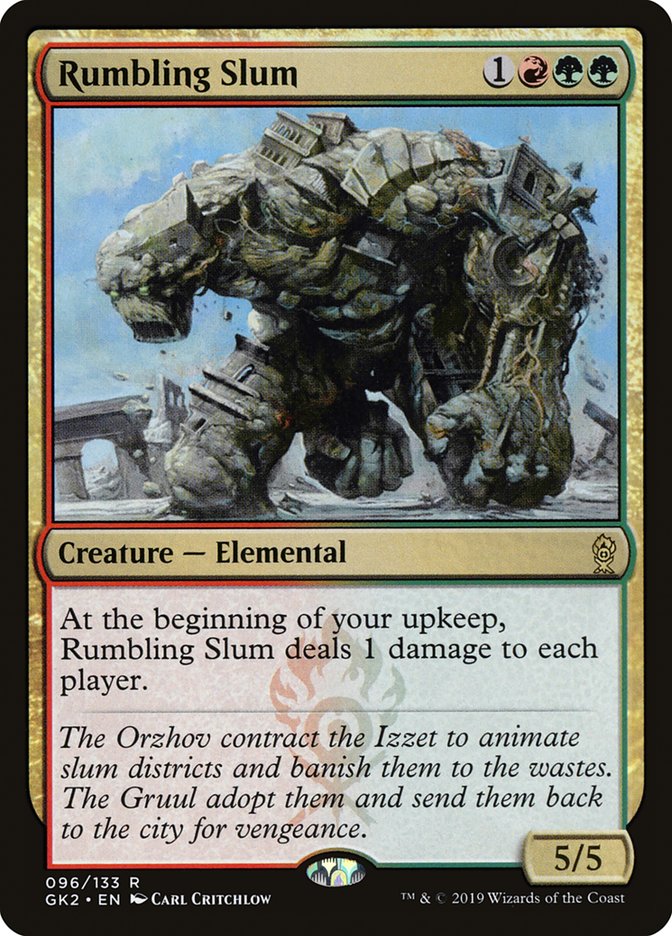 Rumbling Slum [Ravnica Allegiance Guild Kit] Magic: The Gathering