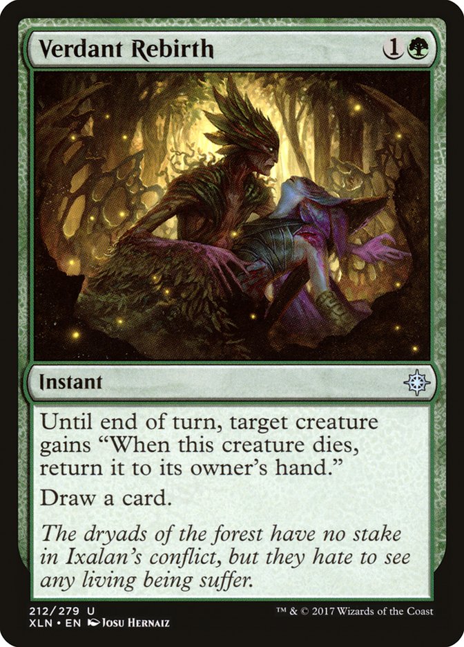 Verdant Rebirth [Ixalan] Magic: The Gathering