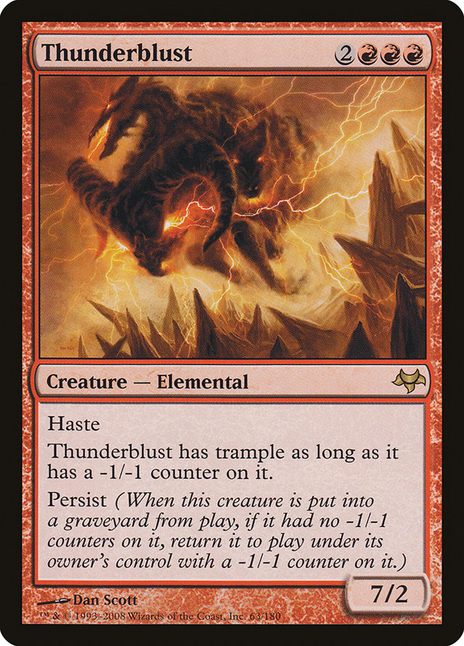 Thunderblust [Eventide] Magic: The Gathering