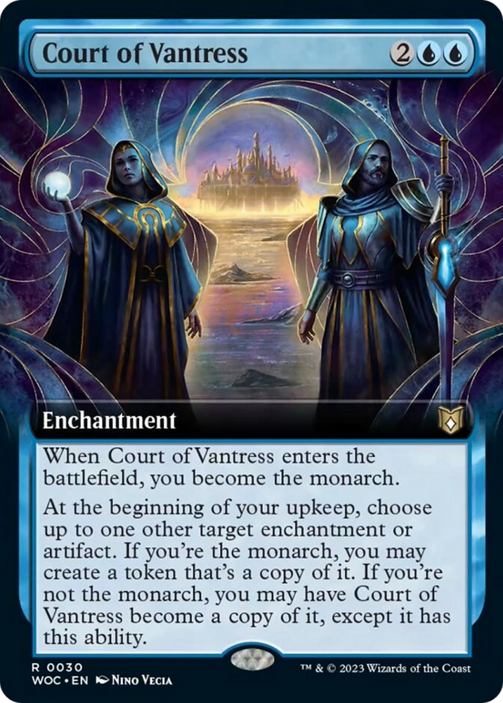 Court of Vantress (Extended Art) [Wilds of Eldraine Commander] Magic: The Gathering