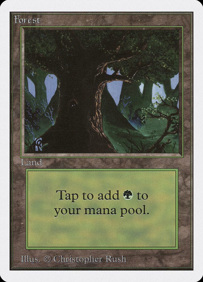 Forest (302) [Unlimited Edition] Magic: The Gathering