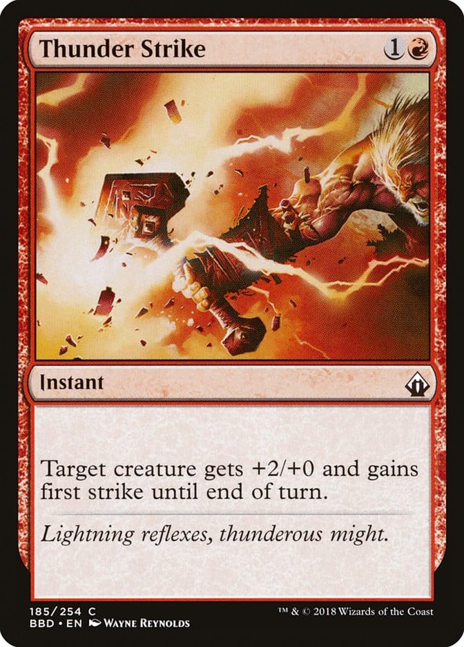 Thunder Strike [Battlebond] Magic: The Gathering