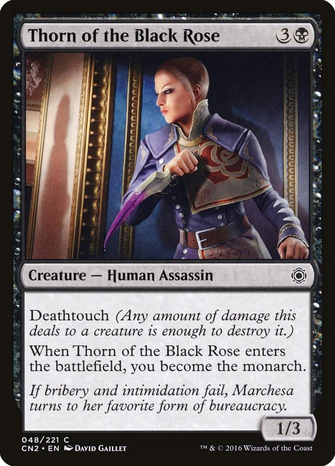 Thorn of the Black Rose [Conspiracy: Take the Crown] Magic: The Gathering