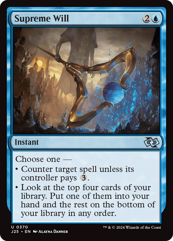 Supreme Will [Foundations Jumpstart] Magic: The Gathering