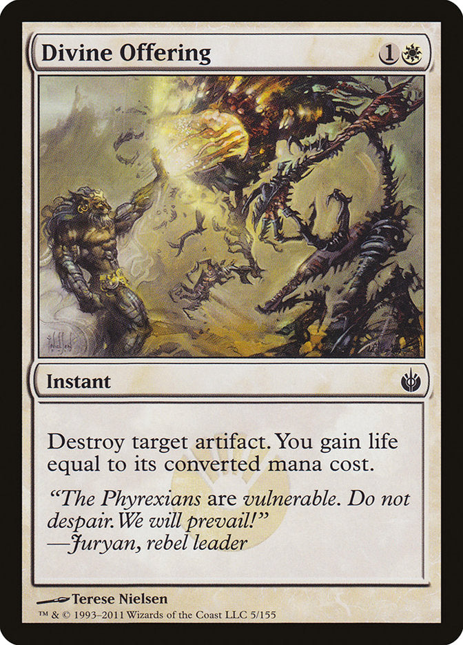 Divine Offering [Mirrodin Besieged] Magic: The Gathering