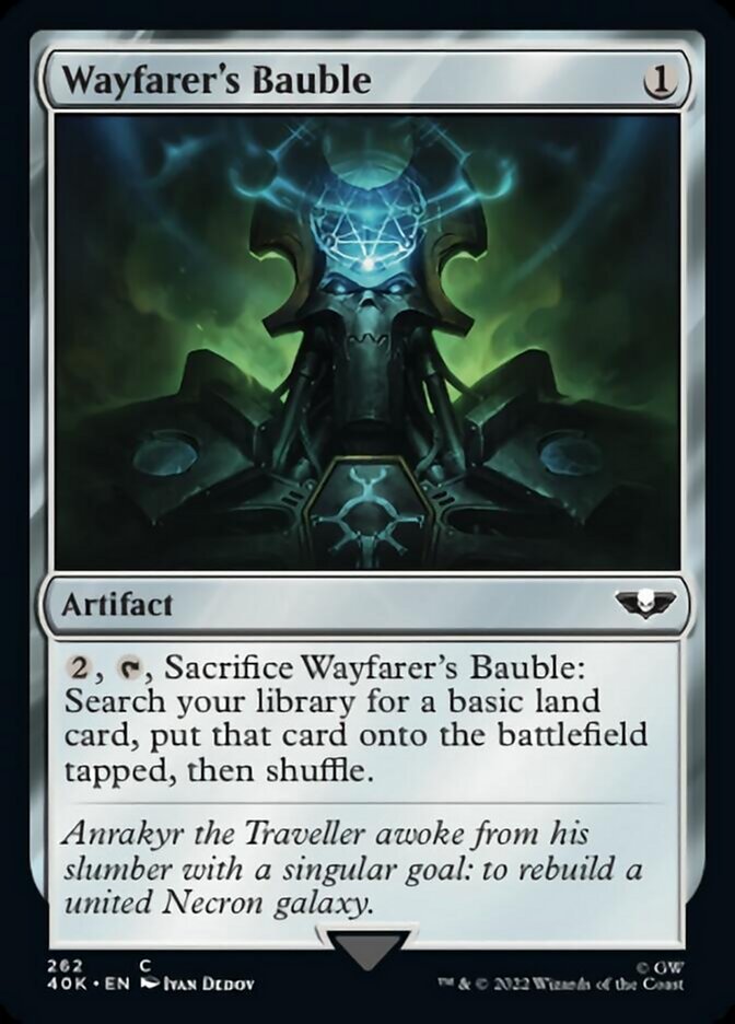 Wayfarer's Bauble (262) (Surge Foil) [Warhammer 40,000] Magic: The Gathering