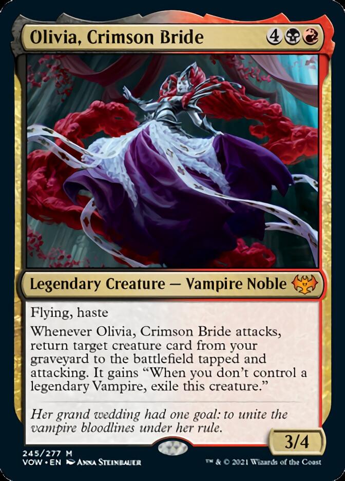 Olivia, Crimson Bride [Innistrad: Crimson Vow] Magic: The Gathering