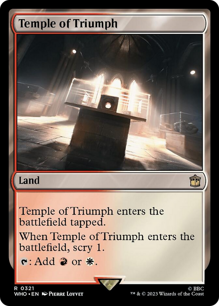 Temple of Triumph [Doctor Who] Magic: The Gathering