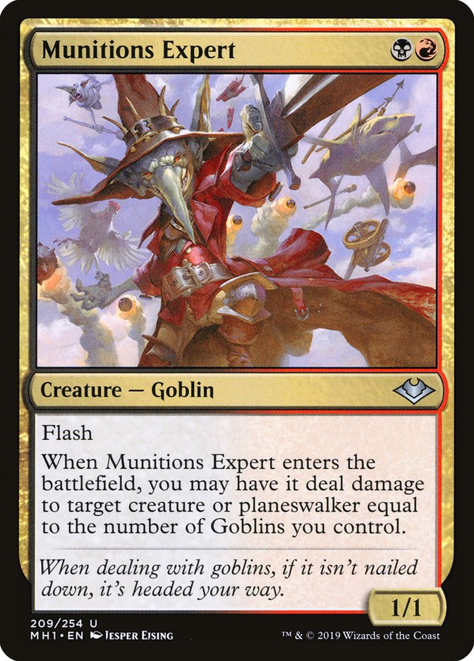 Munitions Expert [Modern Horizons] Magic: The Gathering