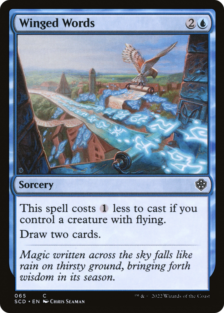 Winged Words [Starter Commander Decks] Magic: The Gathering