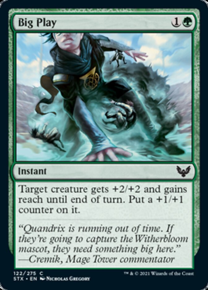 Big Play [Strixhaven: School of Mages] Magic: The Gathering