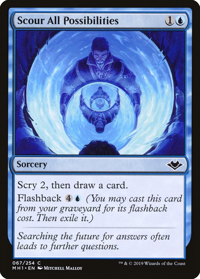 Scour All Possibilities [Modern Horizons] Magic: The Gathering