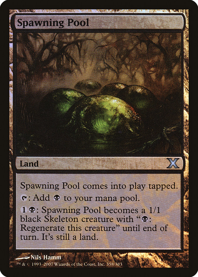 Spawning Pool (Premium Foil) [Tenth Edition] Magic: The Gathering