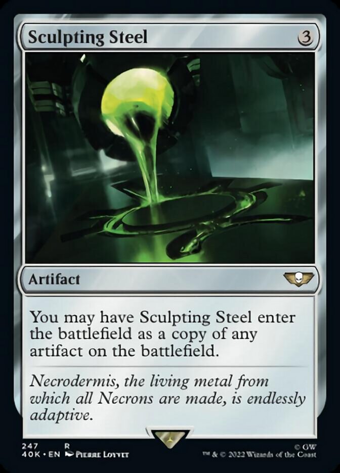 Sculpting Steel [Warhammer 40,000] Magic: The Gathering