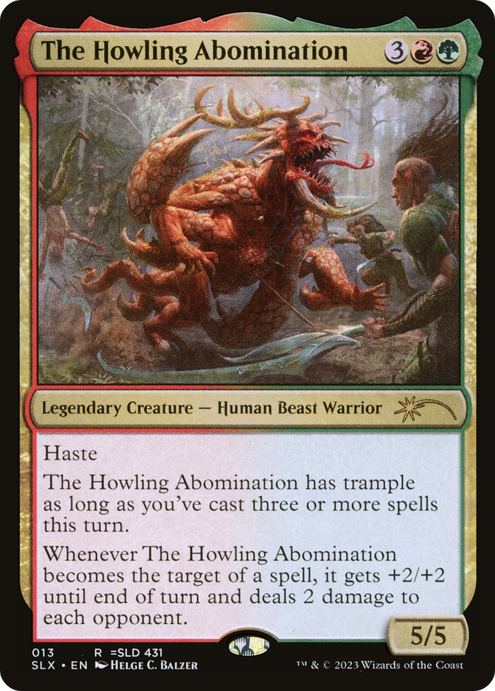 The Howling Abomination [Secret Lair: Universes Within] Magic: The Gathering