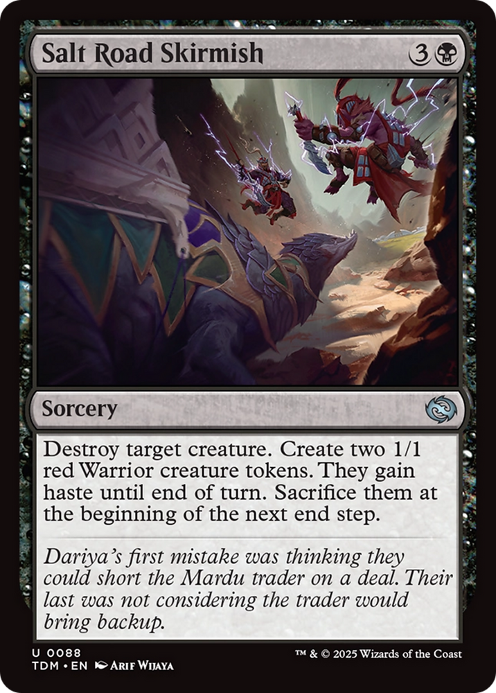 Salt Road Skirmish [Tarkir: Dragonstorm] Magic: The Gathering