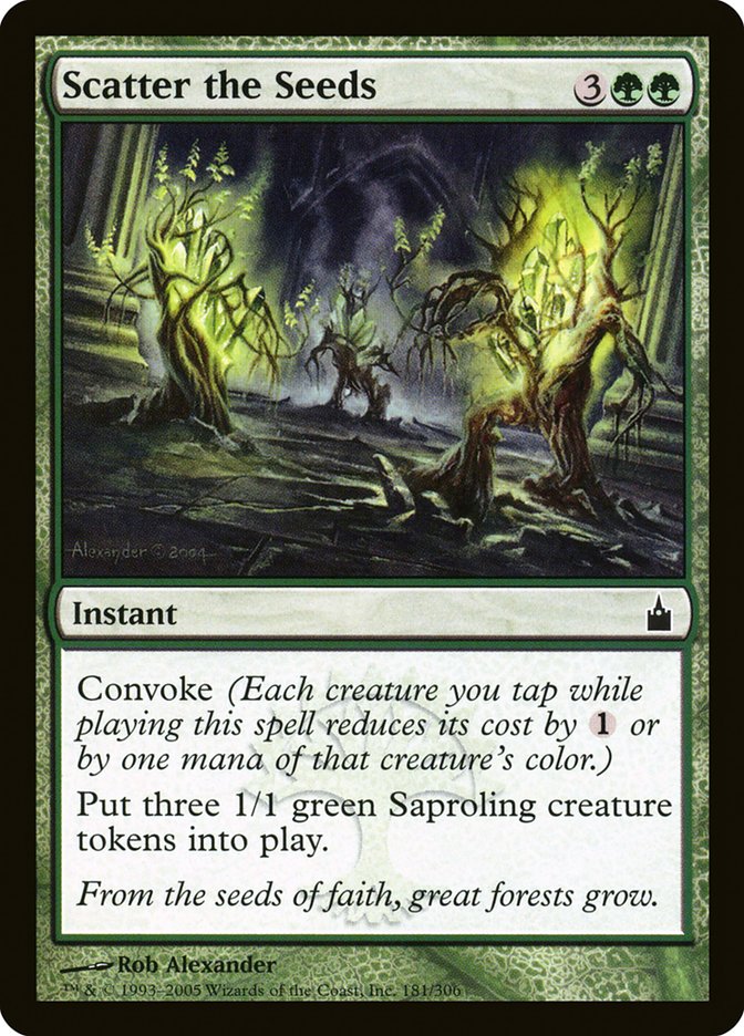 Scatter the Seeds [Ravnica: City of Guilds] Magic: The Gathering