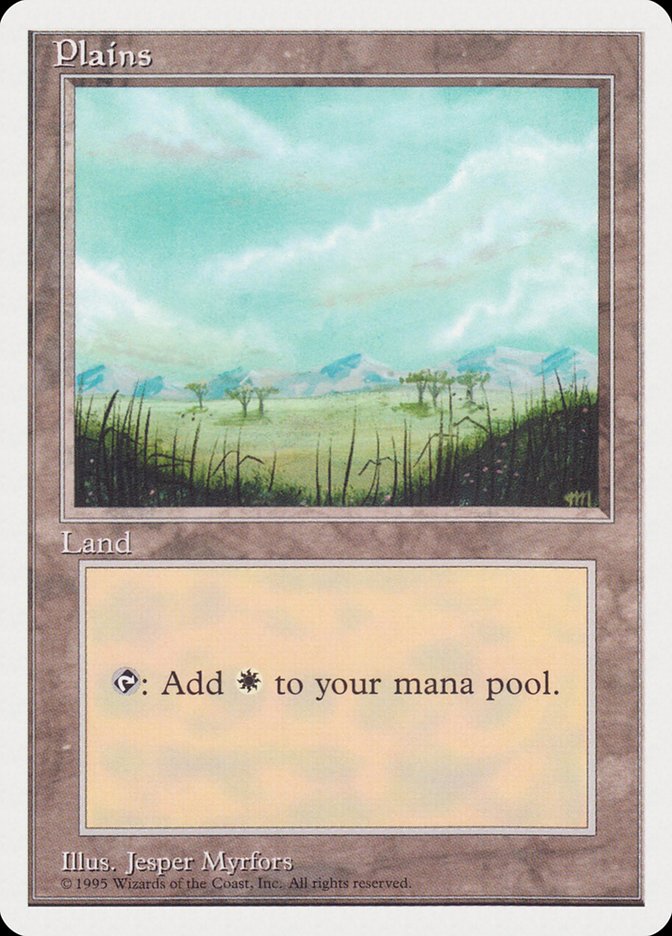 Plains (Trees) [Rivals Quick Start Set] Magic: The Gathering